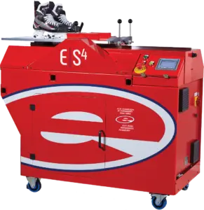 E-S4 professional skate sharpener with diamond wheel technology for precision blade sharpening used in professional hockey